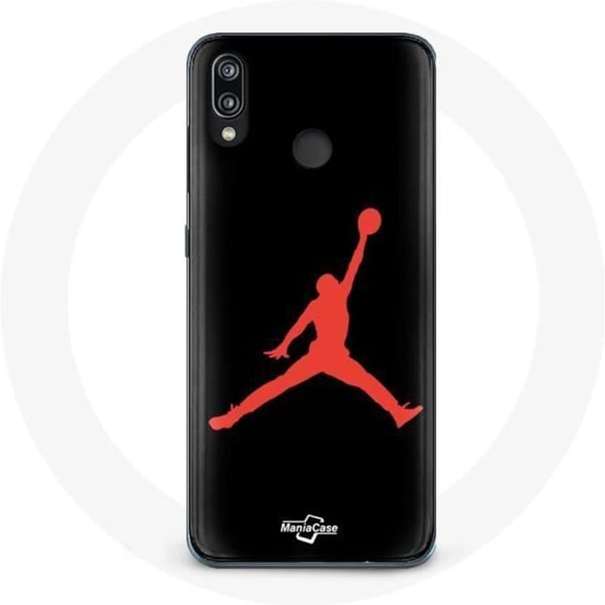 Coque - Air Jordan - P20 Lite - Rouge - Souple - Logo rouge
