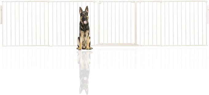 Bettacare Hondenhek Meerdere Panelen, Tot 344cm Breed, Wit, 70cm H