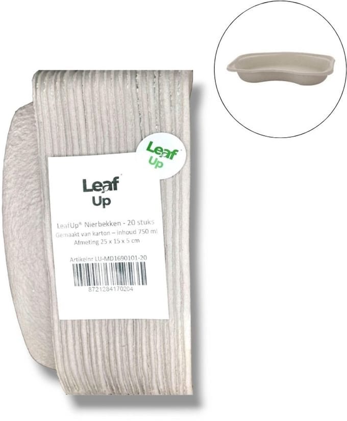 LeafUp® Nierbekken karton - wegwerp spuugbakjes - 20 stuks