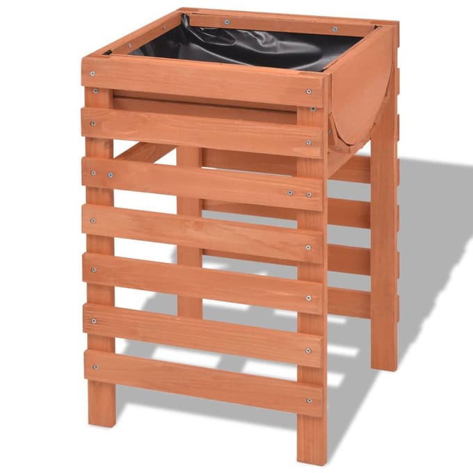 vidaXL - Plantenbak - 38x36x60 - cm - hout