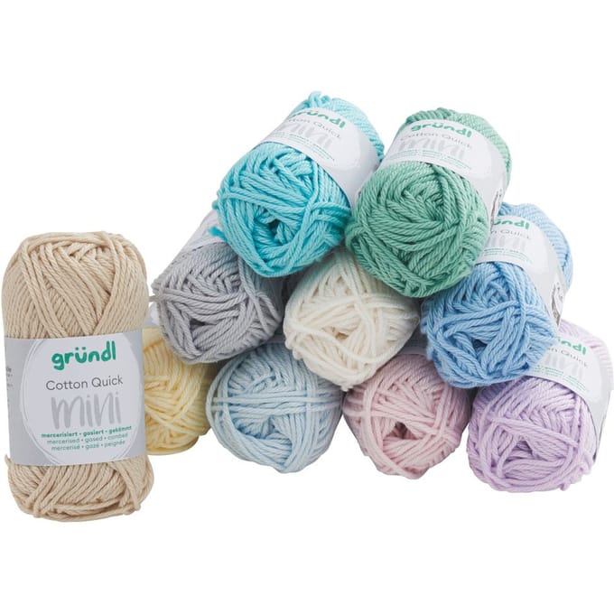 6145-1 Cotton Quick Mini pastel Shades Pastel 10x15gram