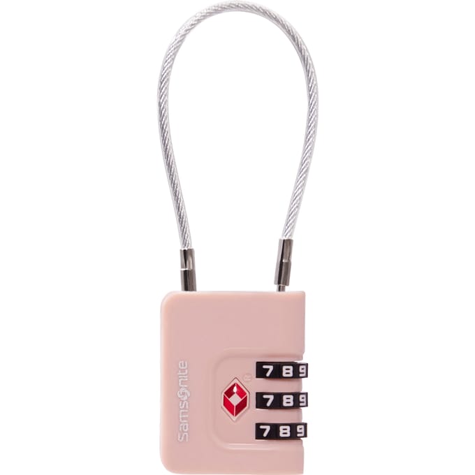 Samsonite Reisaccessoire - 3 digit TSA-slot met kabel - black