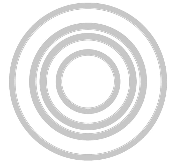 Sizzix Framelits Snijmal Set - Circles - 4 stuks