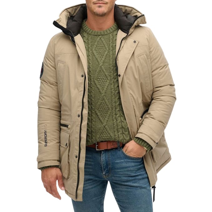Superdry CITY PADDED PARKA JACKET Heren Jas - Maat M