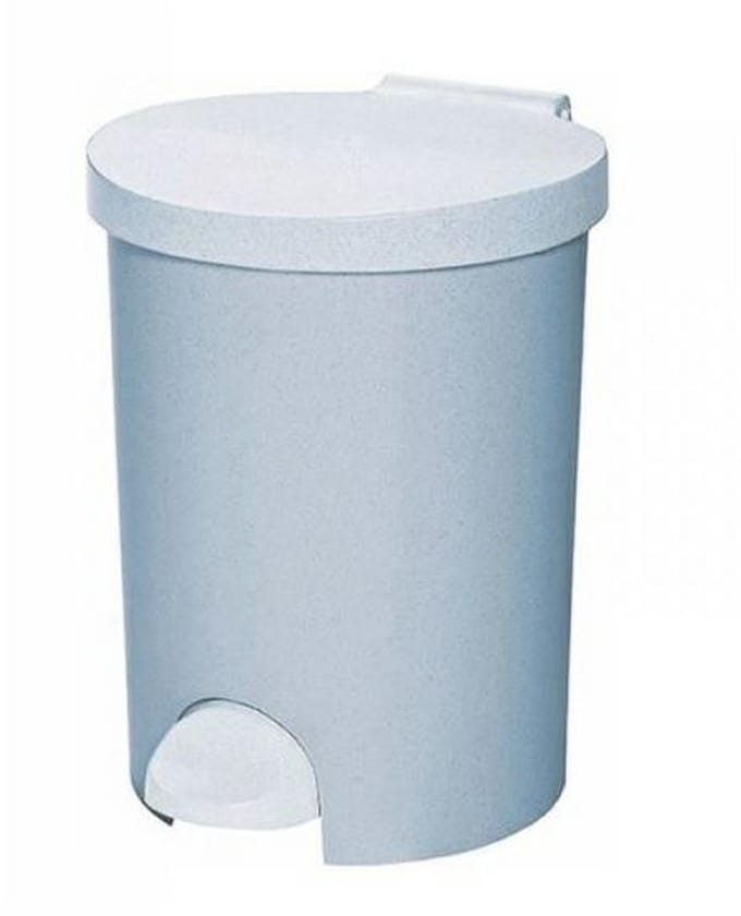 Curver Lux Serie - Prullenbak met Pedaal - 15L - Grijs - Modern Ontwerp