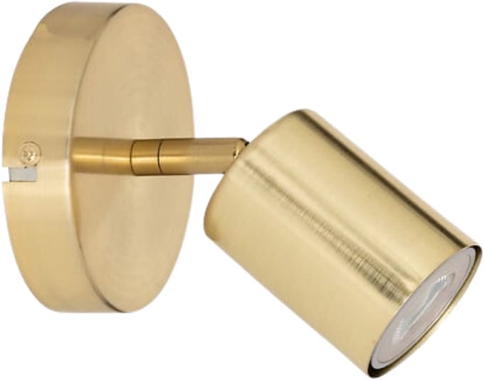 Atmosphera Wandlamp / plafondlamp Vico - D10 x H15 cm - metaal - goud - 2 lichtbronnen