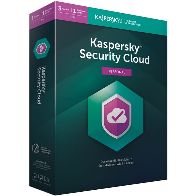 Kaspersky Security Cloud Personal, 1 Jaar[Download] 3 Apparaten