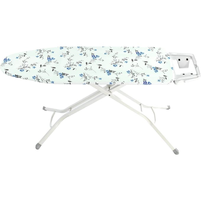 Wenko Strijkplankhoes Floral Blauw 130x50 cm