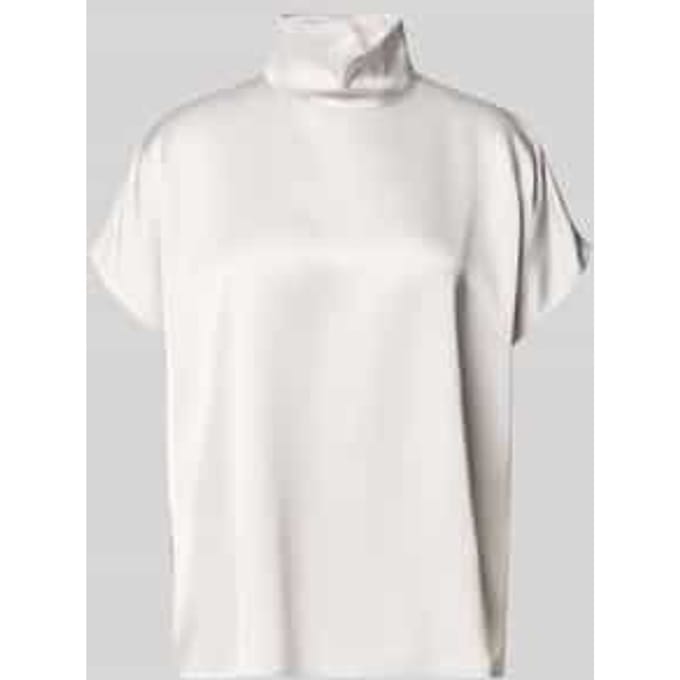 Vloeiende blouse met opstaande kraag - curated by Isabelle Hartmann
