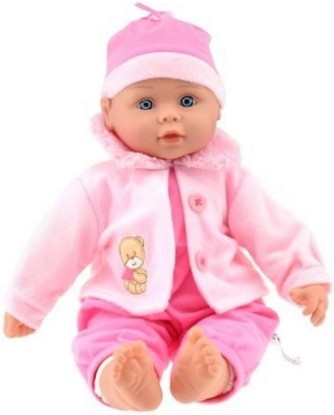 Schattige Babypop 40 cm met Realistische Details