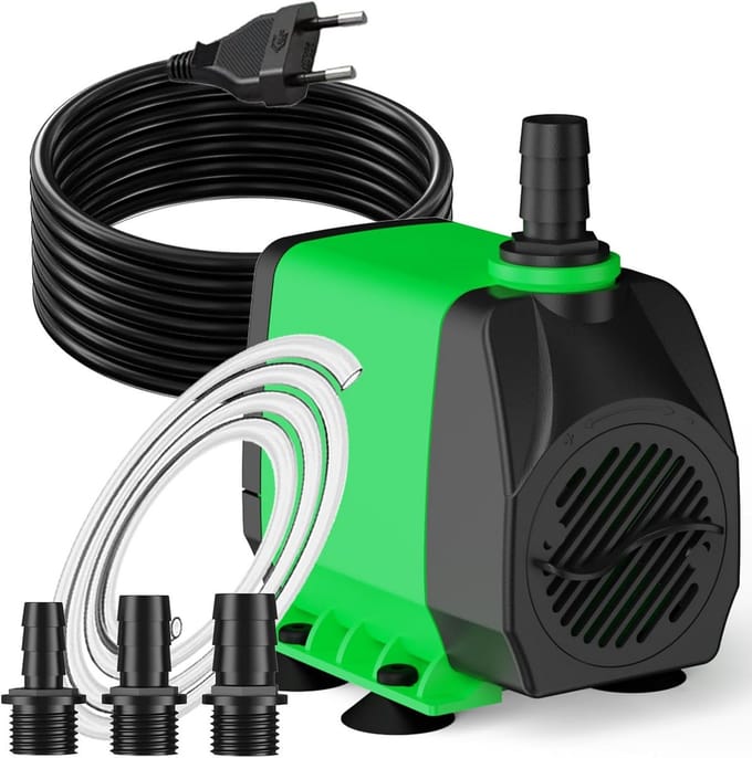 Waterpomp voor Water Verpompen - 60W Vermogen en 3 Meter Bereik