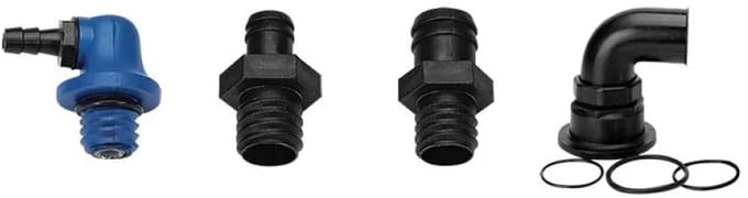 Nuova Rade Ercole Sogliola Elleboogconnector Zwart