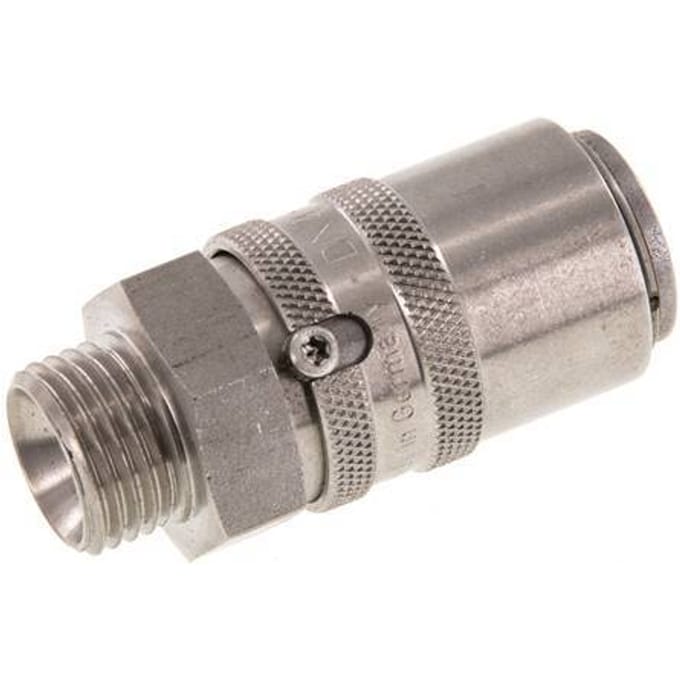 RVS DN 9 Tempereerkoppeling Snelkoppeling M16x1.5 Buitendraad