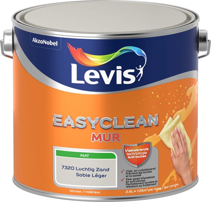 Levis - Easyclean Mur Mat - Luchtig Zand - 2,5 L