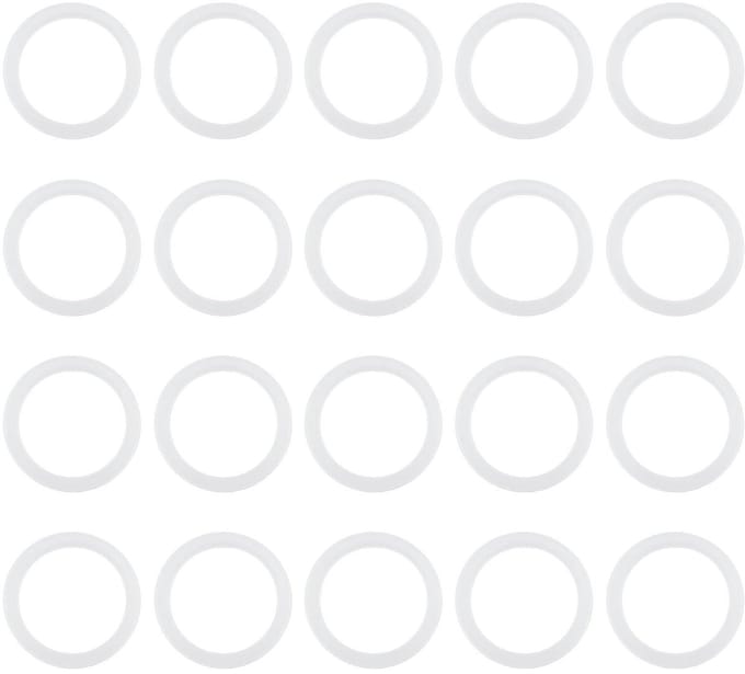 Allecto - Nylon Ringen - Deurklink Reparatie - 21 mm - Wit