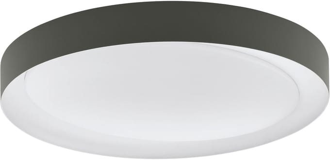 EGLO Laurito Plafondlamp - LED - Ø 49 cm - Wit|Grijs - Dimbaar