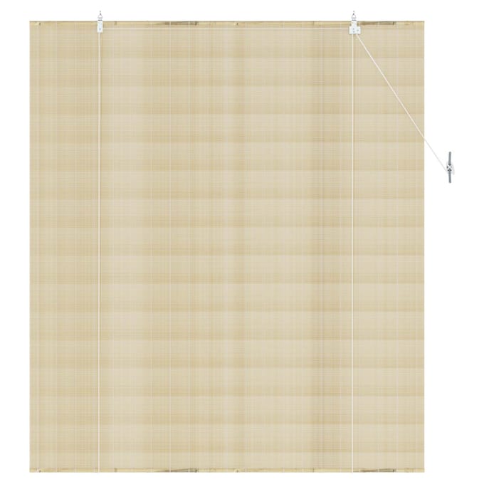 vidaXL - Rolgordijn - Naturel - 130 - x - 160 - cm - Bamboe