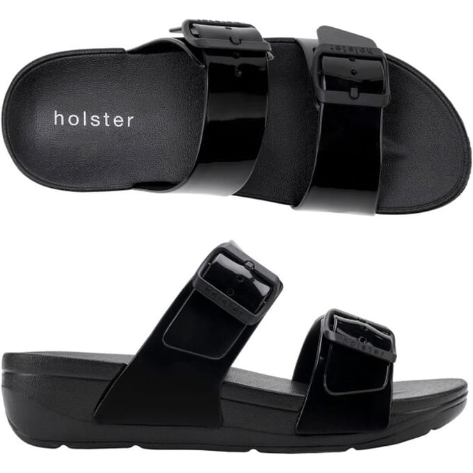 Holster Skyhigh vegan slippers dames podologisch goedkeurd waterproof platform badslippers -