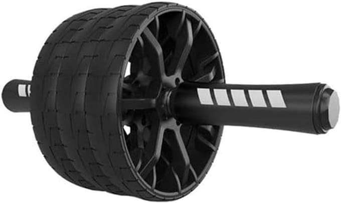 Abdominal Wheel - Buikspierroller Trainer - Core Workout - Verdikte Band - 30x15cm - Zwart