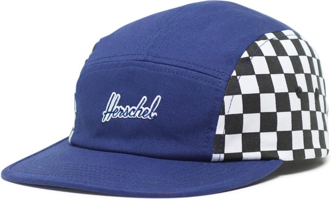 Herschel Supply Co. Glendale Youth Pet - Medieval Blue Crosshatch/Checkerboard
