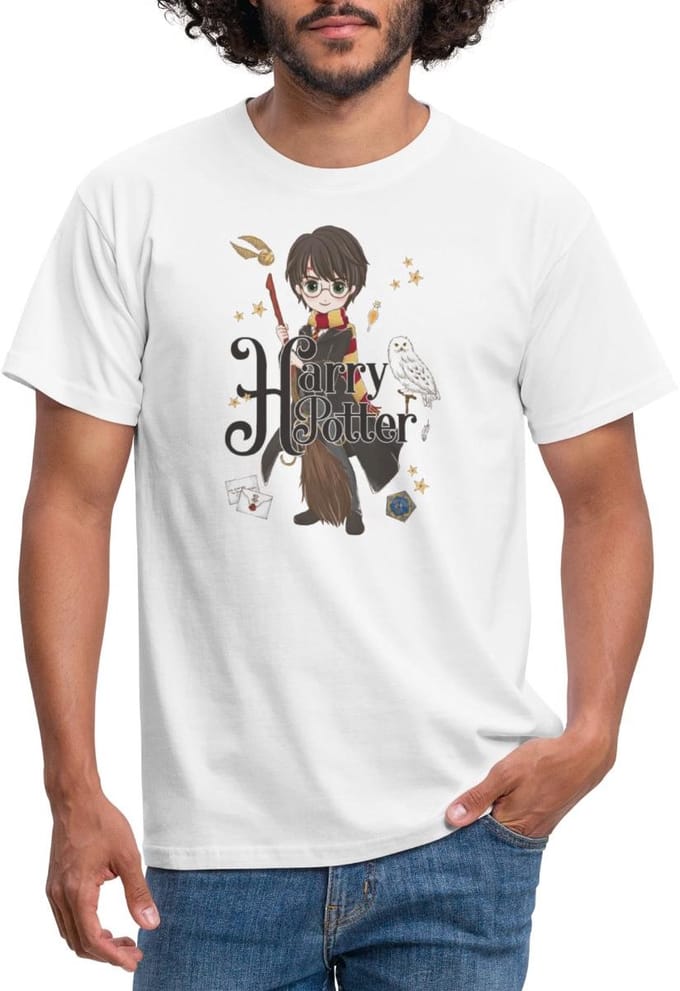 Harry Potter Onderdelen T-Shirt Heren