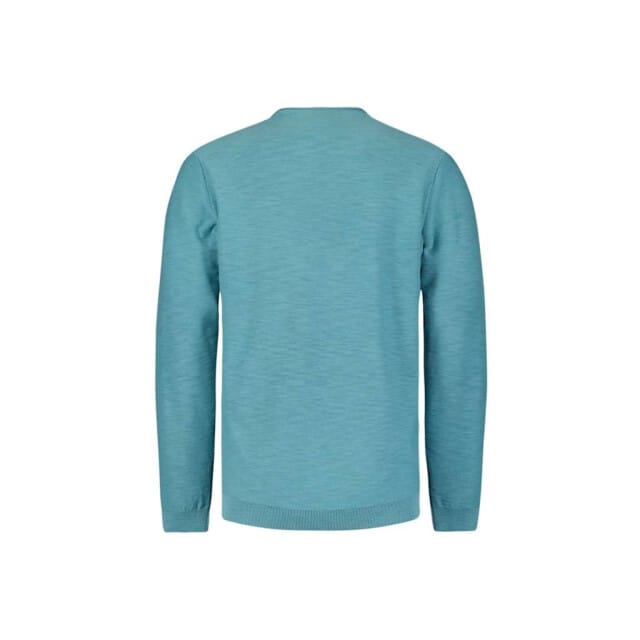 No Excess Pullover crewneck garment dyed + st seablue