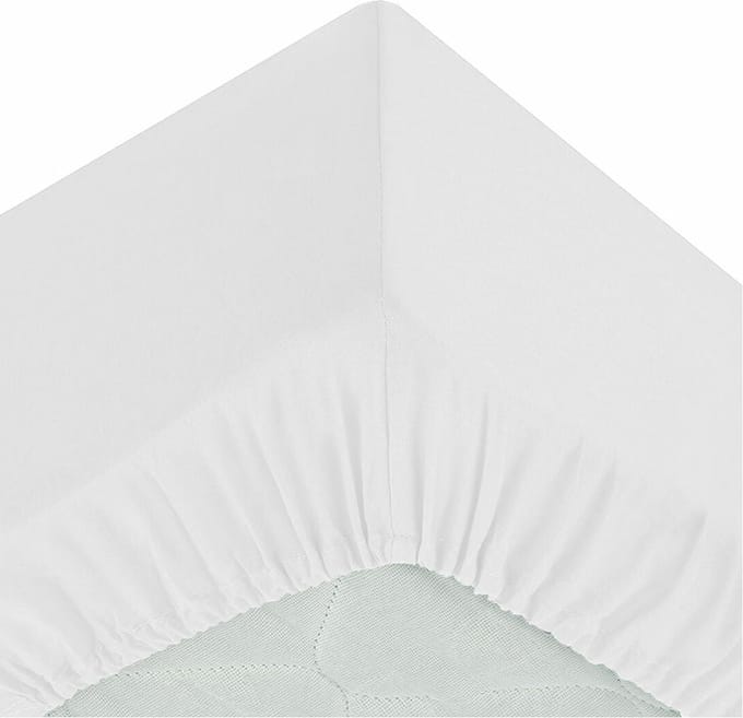 Verstelbaar onderlaken Atmosphera Wit (90 x 190 cm)