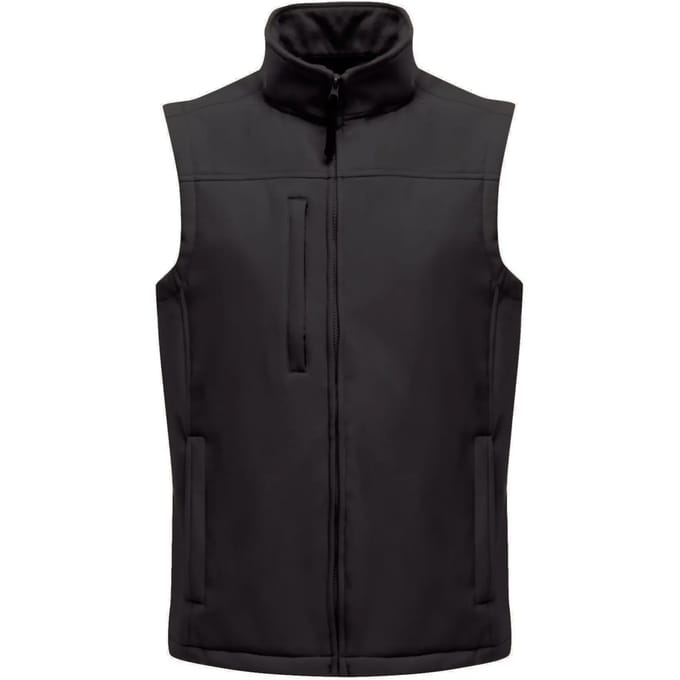 Regatta Flux Softshell Bodywarmer RG788 - ALL BLACK - 6XL