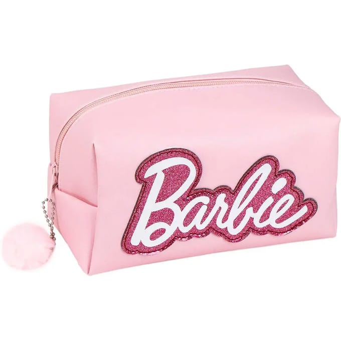 Barbie Toilettas Meisjes - Dames Toilettas - Roze - Pluche Bal