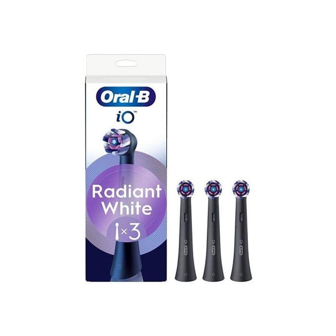 Oral-B Tandenborstelkoppen iO Radiant White Black - 3 pcs