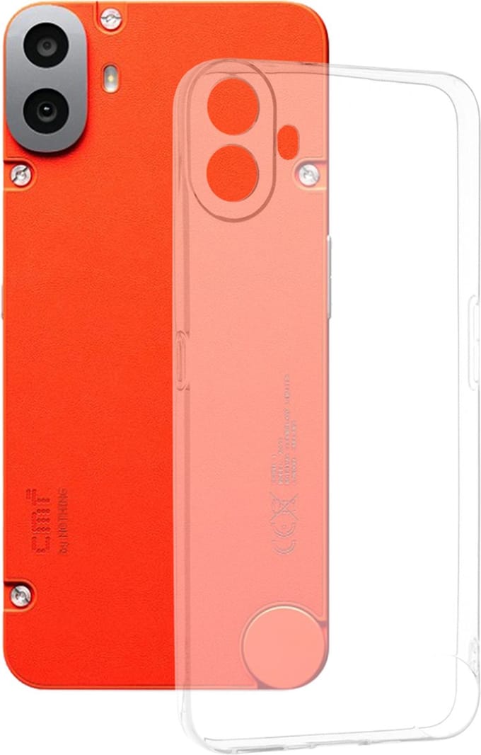 Hoesje geschikt voor Nothing CMF Phone 1 - Techsuit Clear Silicone Back Cover - Transparant