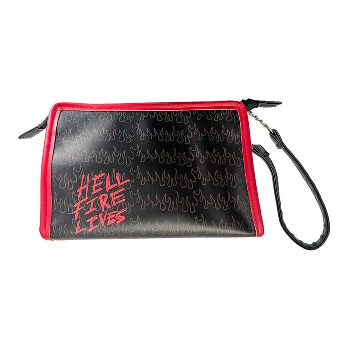 Stranger Things Hellfire Club Unisex Toilettas - zwart/wit/rood - Standard