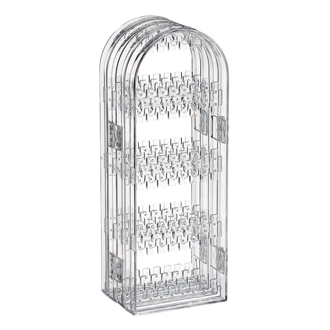 Transparant kamerscherm Sieraden Display Stand Ketting Armband Oorbellen Organizer Houder transparant
