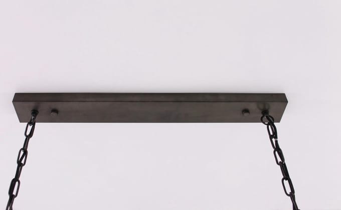 BRILLIANT lamp Century hanglamp 2-lichts zink antiek / bruin
