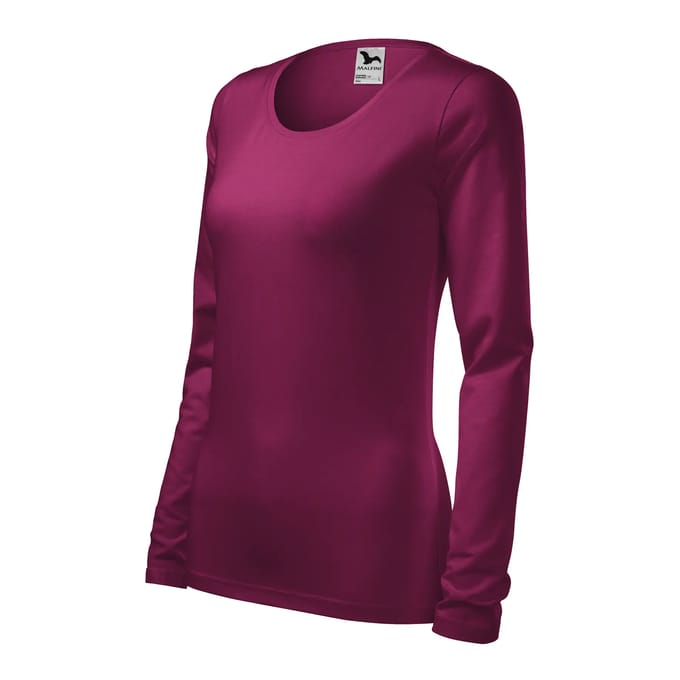 Dames-T-shirt met lange mouwen Malfini Slim 139