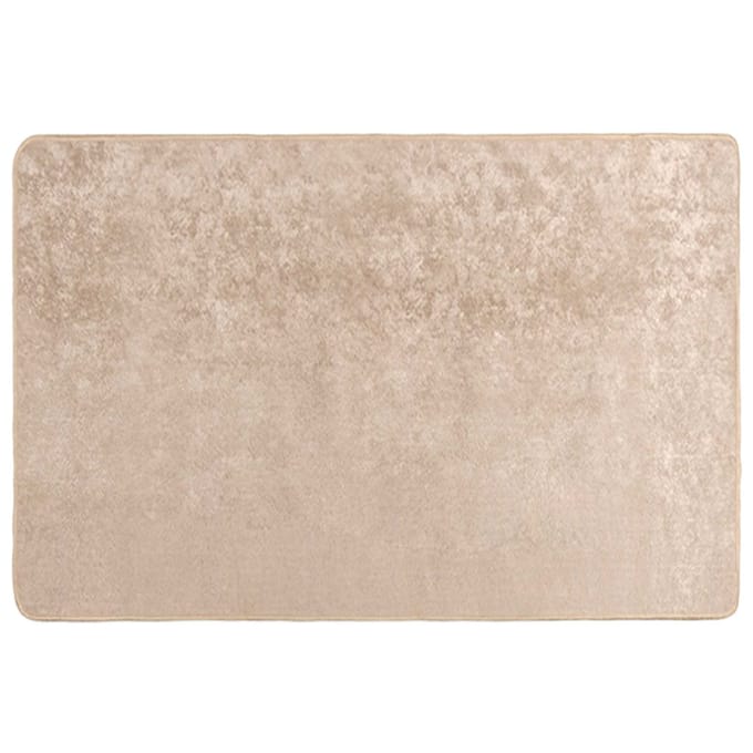 vidaXL - Tapijt - Runner - MARSA - Beige - 100 - x - 150 - cm - Polyester - en - PVC