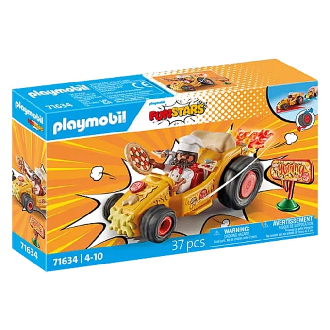 Pizzaiolo en kart voertuigen spel Playmobil