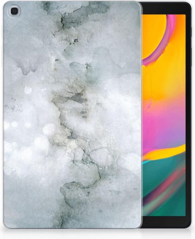 Tablethoes Samsung Galaxy Tab A 10.1 (2019) Painting Grey