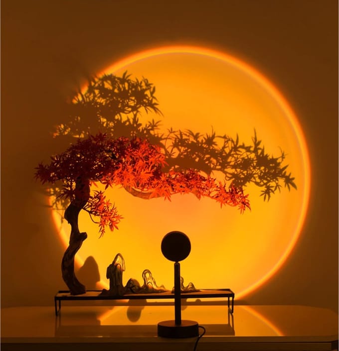 Zonsondergang Lamp - Sunset Lamp - Projectielamp - Projector - Zonsonderganglicht