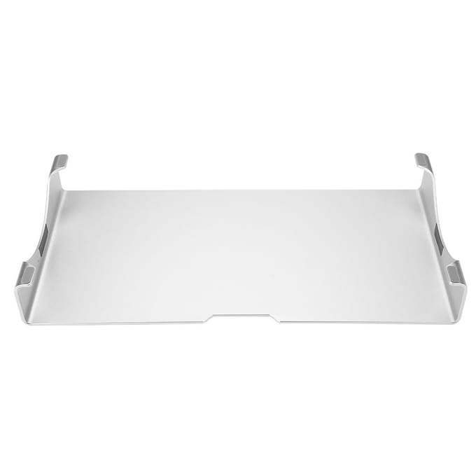 Support d'écran en alliage d'aluminium pour ordinateur portable, étagère organisatrice, argent white