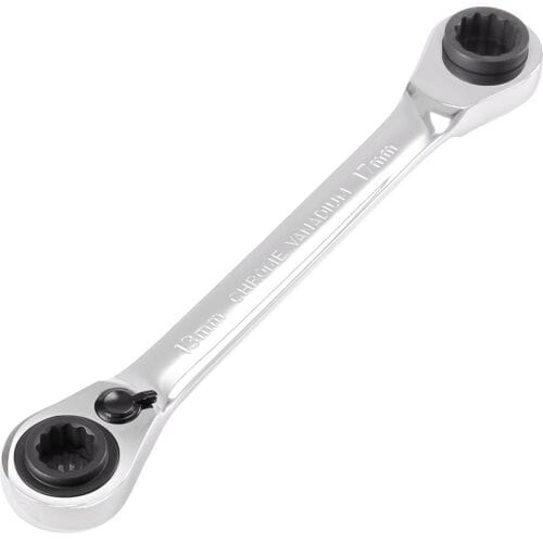 TOOLCRAFT TO-5355795 Dubbele ringsleutelratelset Sleutelbreedte (metrisch) 10 - 19 mm