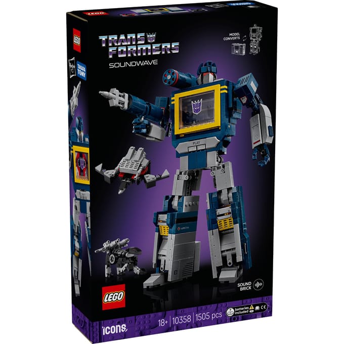 LEGO® Icons Transformers: Soundwave - Lego Transformers collectie - 10358