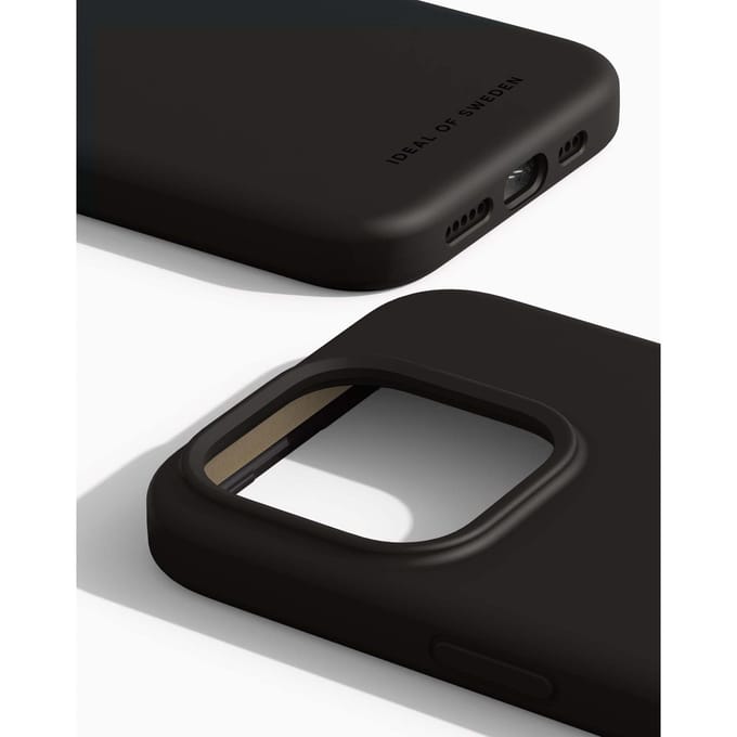 iDeal of Sweden Silicone Case geschikt voor Apple iPhone 15 Pro - Zwart