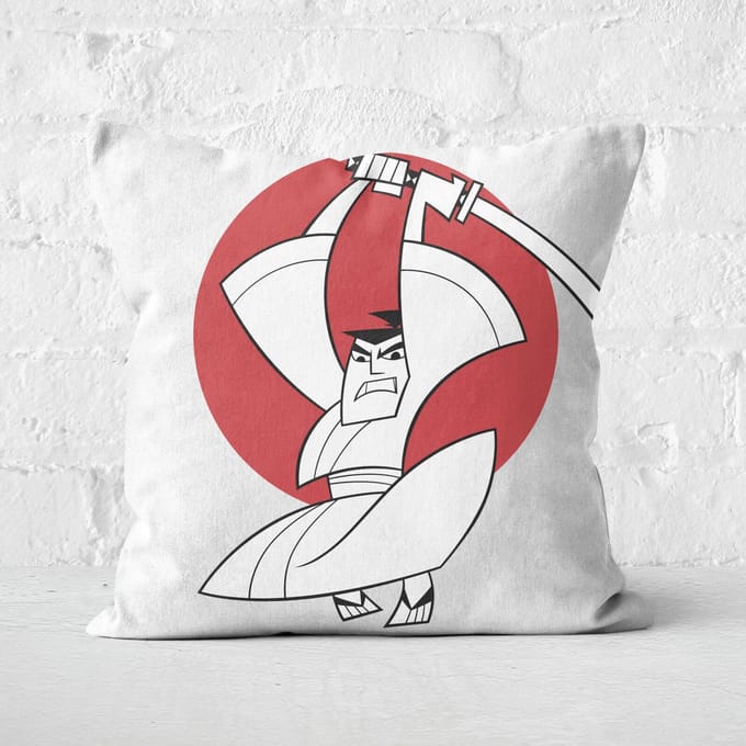 Samurai Jack Sunrise Square Cushion - 50x50cm