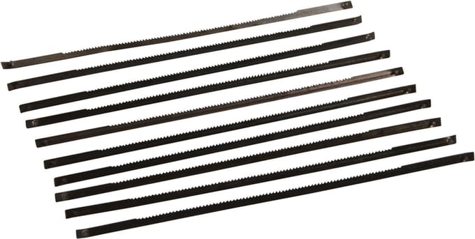 Silverline 130 mm figuurzaagmachine bladen, 10 pk