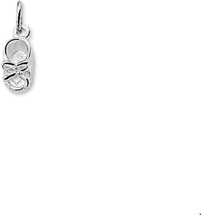 zilver gerhodineerd hanger babyschoen 1321769