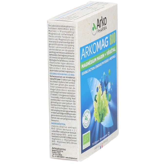 Arkomag® Marien + Plantaardig Magnesium 30 Tabletten