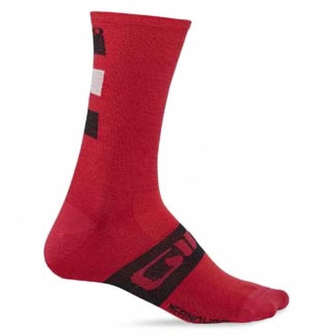 Giro Seas Merino Sokken Rood EU 46-50 Man,Vrouw