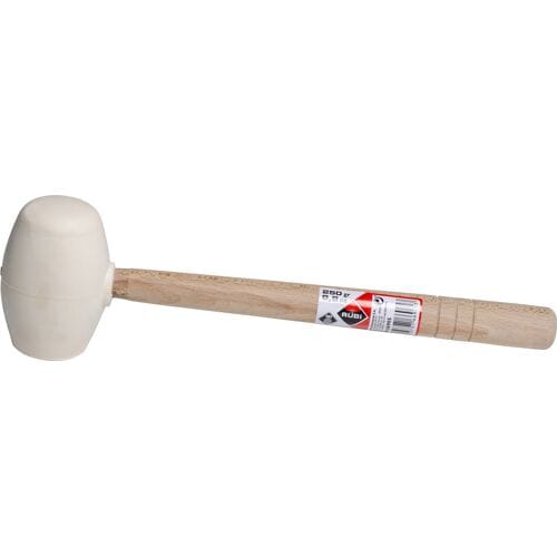 Rubi Rubberhamer Rond, Wit 250g