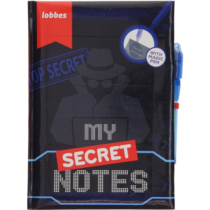 Geheim Logboek met Geheimschrift Pen